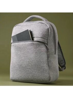 DSW Light Gray Laptop Backpack Travel School Work Bag